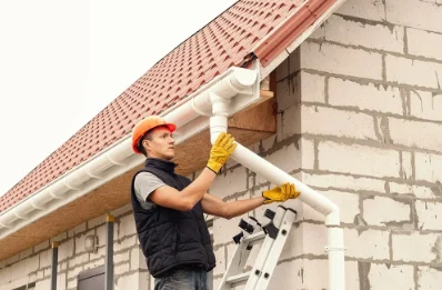 Pose et remplacement de gouttières à Beaujeu